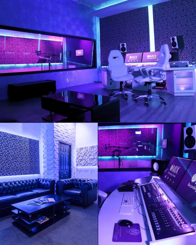 MIX Recording Studio recording booth Los Angeles