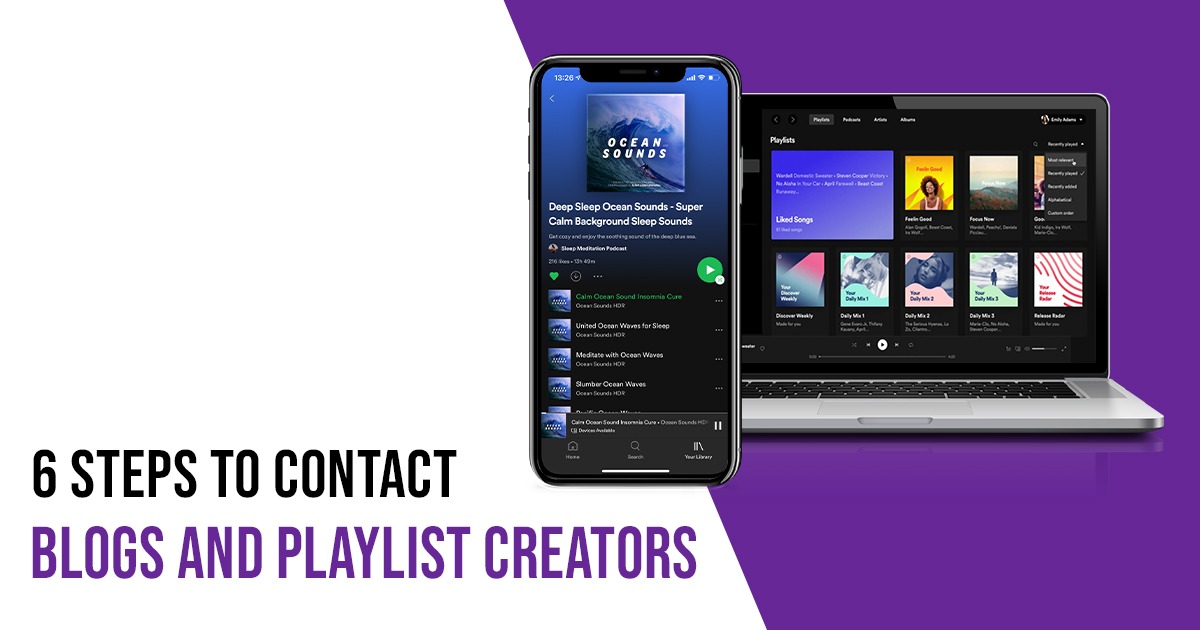 6 Steps to contact playlists and blog